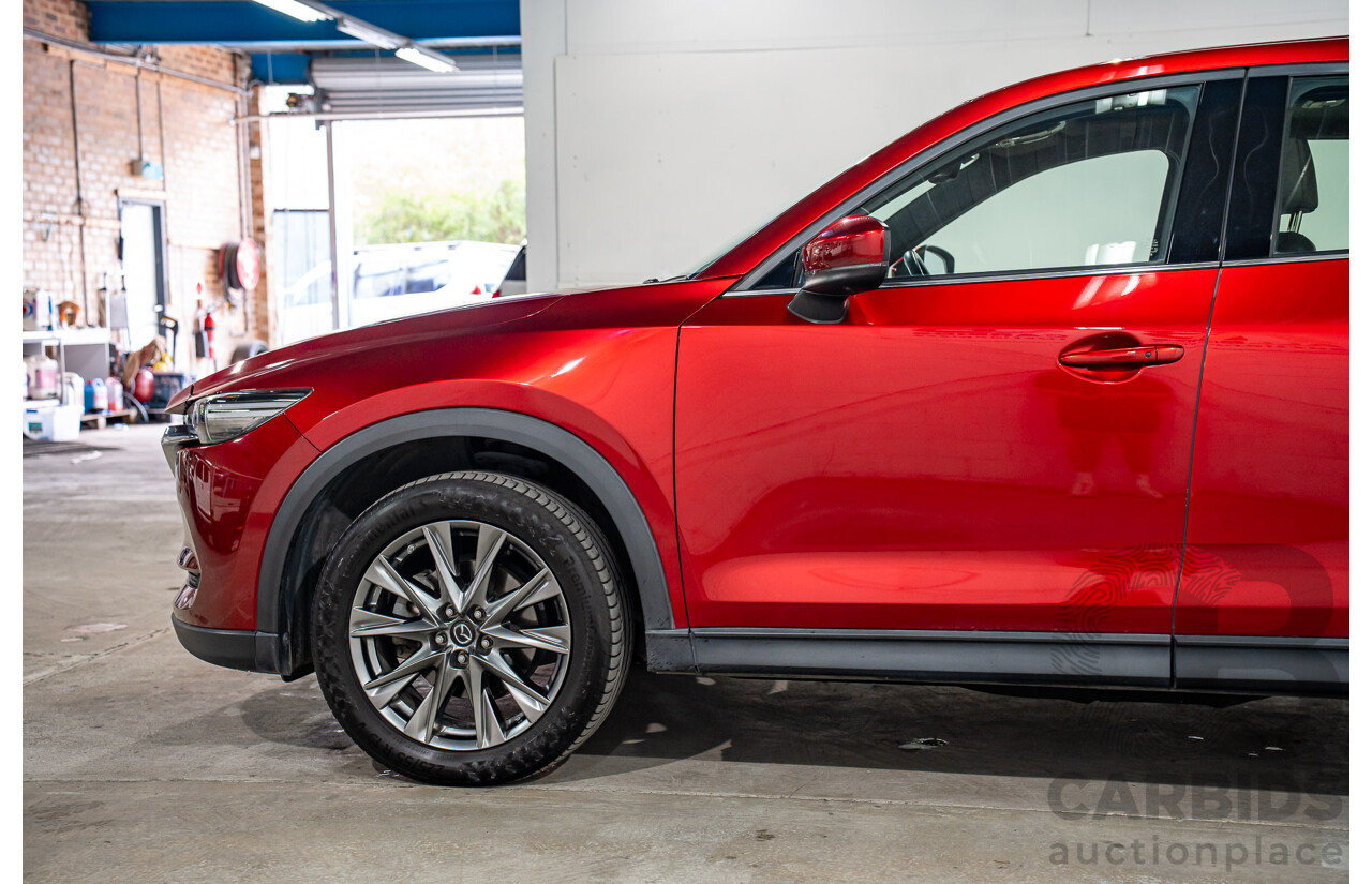 11/2018 Mazda Cx-5 Akera (AWD) MY19 (KF Series 2) 4d Wagon Soul Red Metallic Turbo Diesel 2.2L
