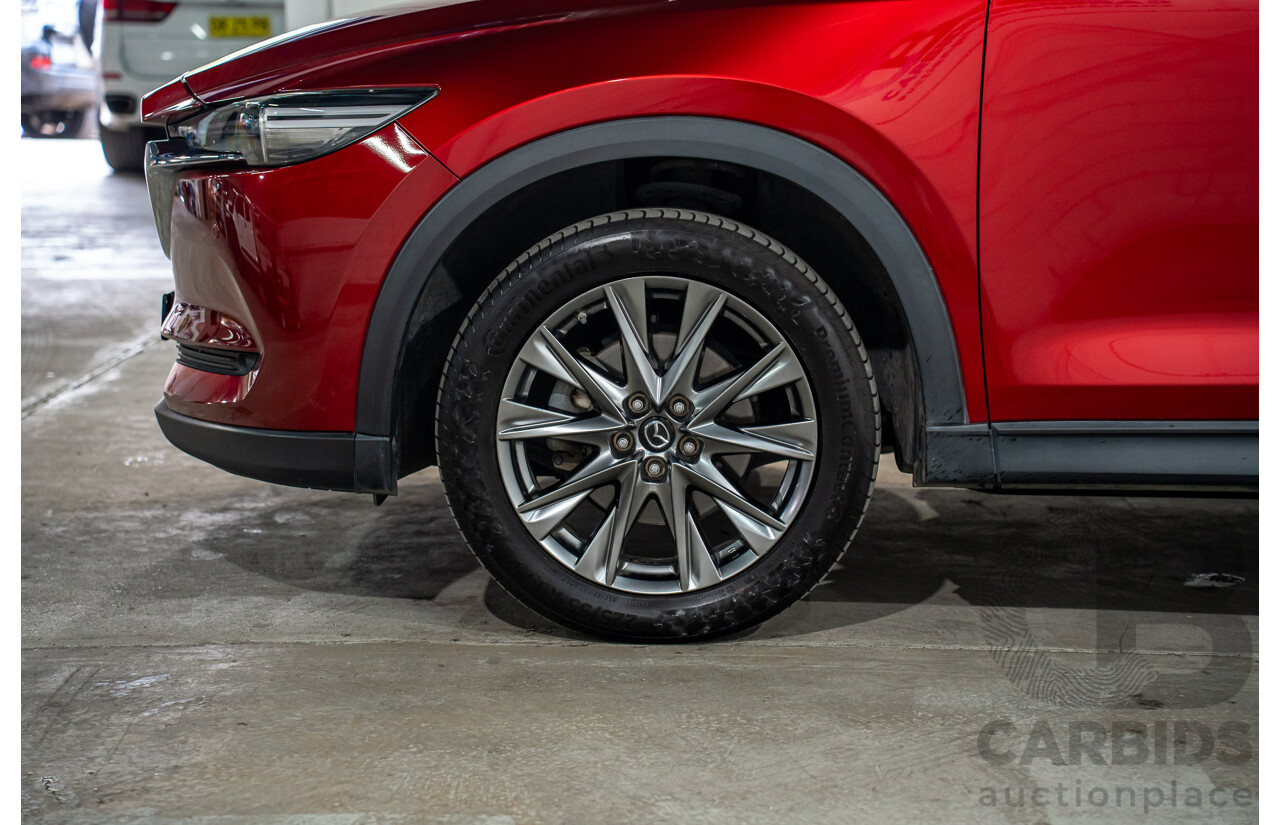 11/2018 Mazda Cx-5 Akera (AWD) MY19 (KF Series 2) 4d Wagon Soul Red Metallic Turbo Diesel 2.2L