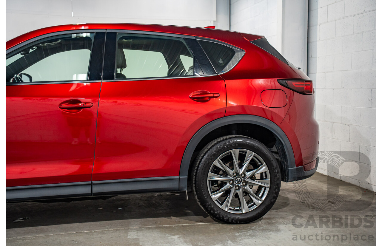 11/2018 Mazda Cx-5 Akera (AWD) MY19 (KF Series 2) 4d Wagon Soul Red Metallic Turbo Diesel 2.2L