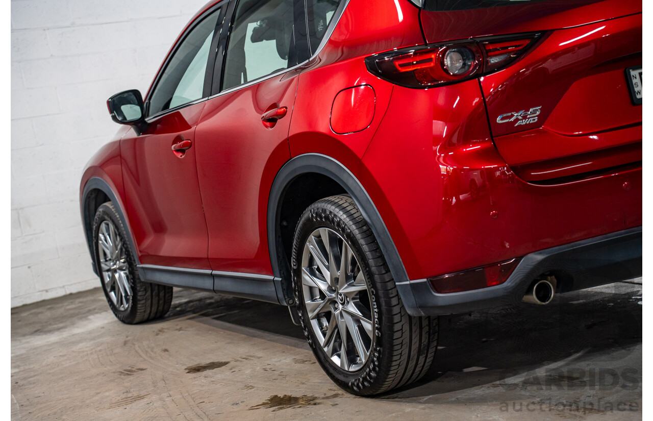 11/2018 Mazda Cx-5 Akera (AWD) MY19 (KF Series 2) 4d Wagon Soul Red Metallic Turbo Diesel 2.2L