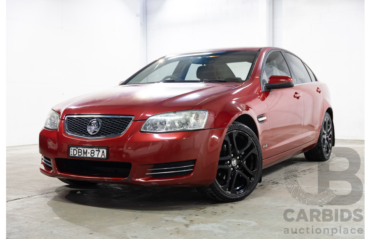5/2012 Holden Commodore Omega VE II MY12 4d Sedan Red 3.0L