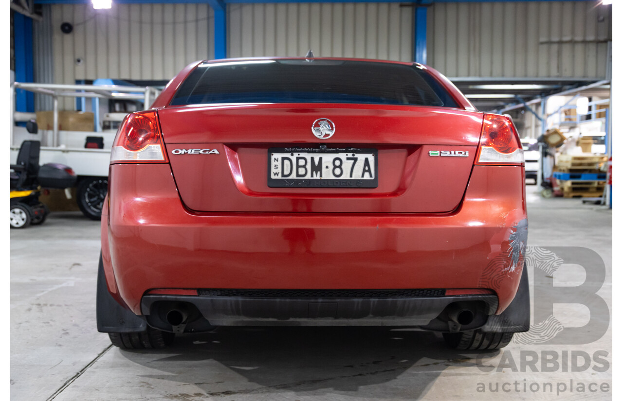 5/2012 Holden Commodore Omega VE II MY12 4d Sedan Red 3.0L