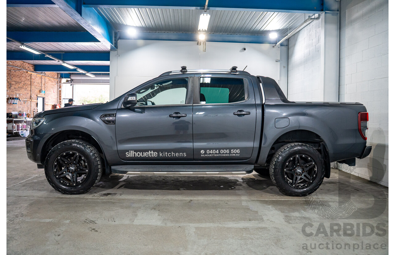 03/2021 Ford Ranger WILDTRAK 3.2 (4x4) 4x4 PX MKIII MY21.25 Double Cab P/Up Grey 3.2L