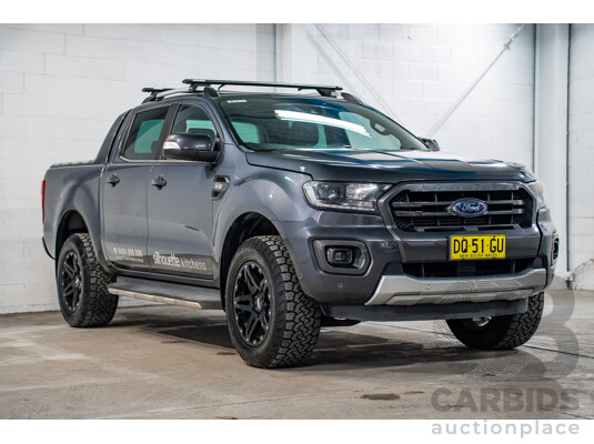 03/2021 Ford Ranger WILDTRAK 3.2 (4x4) 4x4 PX MKIII MY21.25 Double Cab P/Up Grey 3.2L