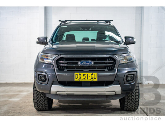 03/2021 Ford Ranger WILDTRAK 3.2 (4x4) 4x4 PX MKIII MY21.25 Double Cab P/Up Grey 3.2L