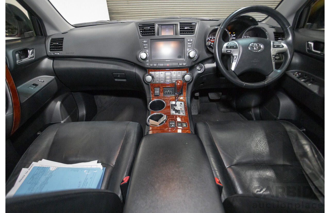 03/2013 Toyota Kluger Grande (4x4) GSU45R MY11 UPGRADE 4d Wagon Silver Metallic V6 3.0L