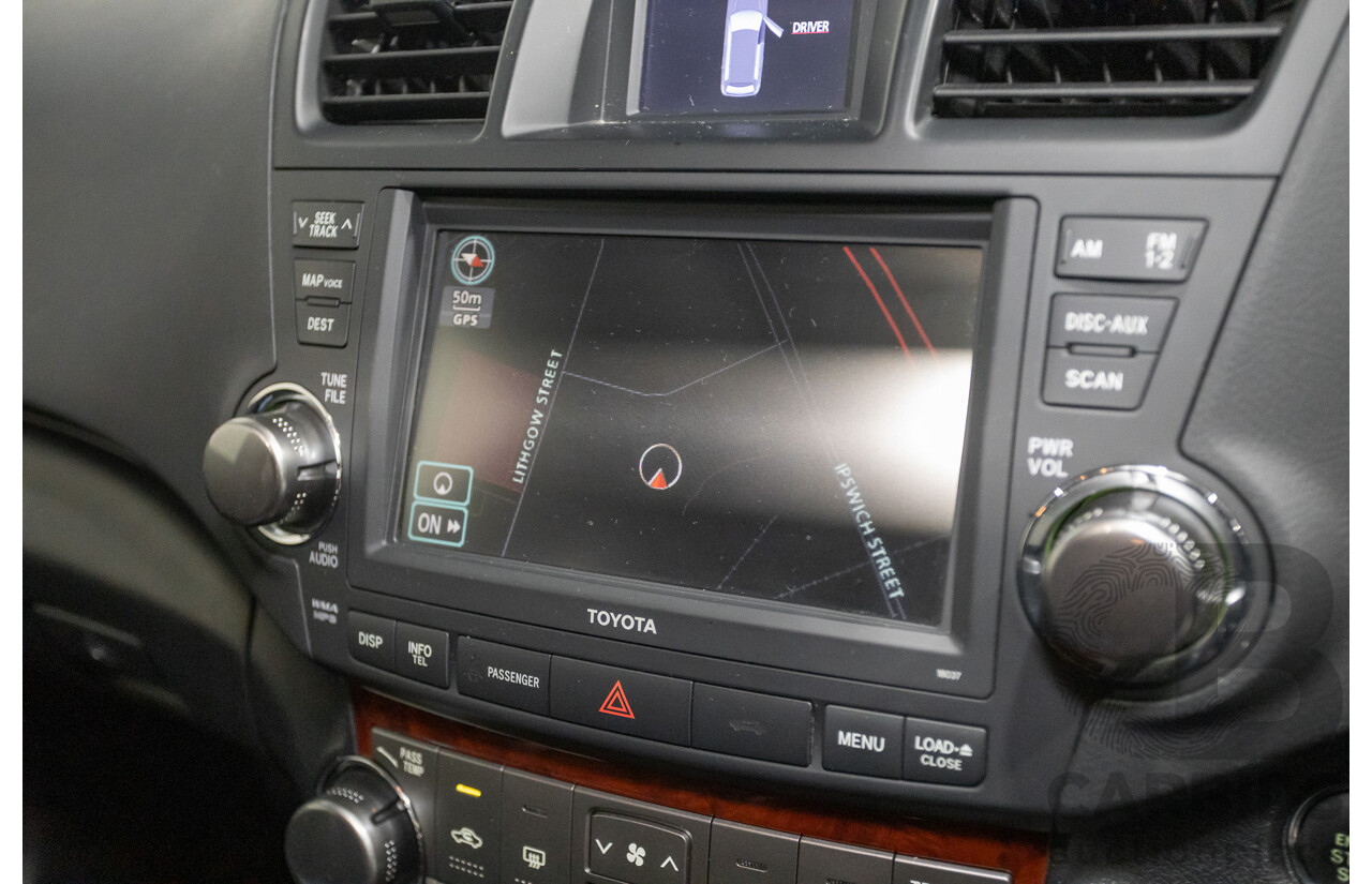 03/2013 Toyota Kluger Grande (4x4) GSU45R MY11 UPGRADE 4d Wagon Silver Metallic V6 3.0L