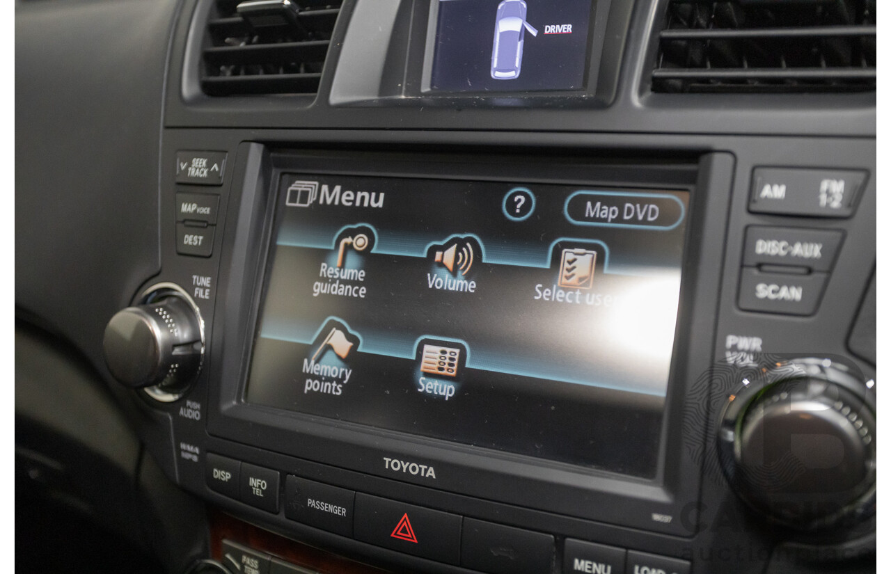03/2013 Toyota Kluger Grande (4x4) GSU45R MY11 UPGRADE 4d Wagon Silver Metallic V6 3.0L