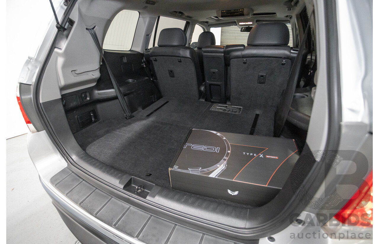 03/2013 Toyota Kluger Grande (4x4) GSU45R MY11 UPGRADE 4d Wagon Silver Metallic V6 3.0L