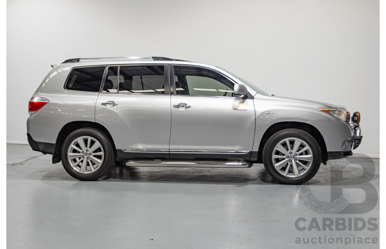 03/2013 Toyota Kluger Grande (4x4) GSU45R MY11 UPGRADE 4d Wagon Silver Metallic V6 3.0L