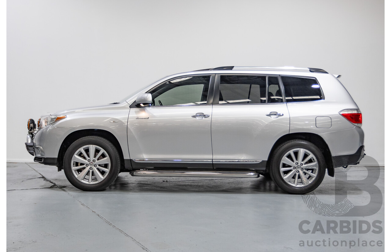 03/2013 Toyota Kluger Grande (4x4) GSU45R MY11 UPGRADE 4d Wagon Silver Metallic V6 3.0L