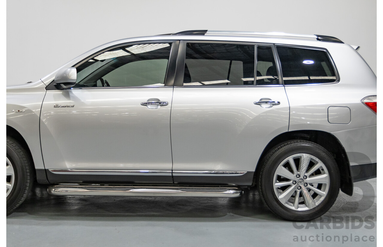 03/2013 Toyota Kluger Grande (4x4) GSU45R MY11 UPGRADE 4d Wagon Silver Metallic V6 3.0L