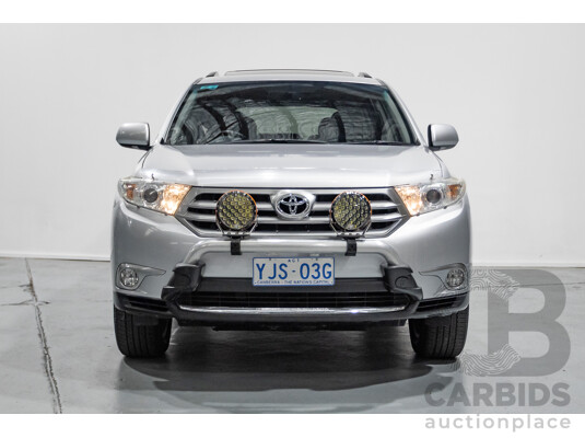 1660163 · 3/2013 Toyota Kluger Grande (4x4) GSU45R MY11 UPGRADE 4d Wagon Silver Metallic V6 3.0L