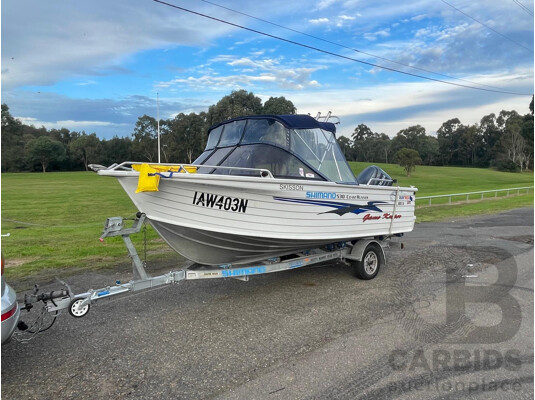 1662357 · NO RESERVE - 2003 Quintrex 530 Coast Runner, 115HP 4 Stroke Yamaha, 340Hrs