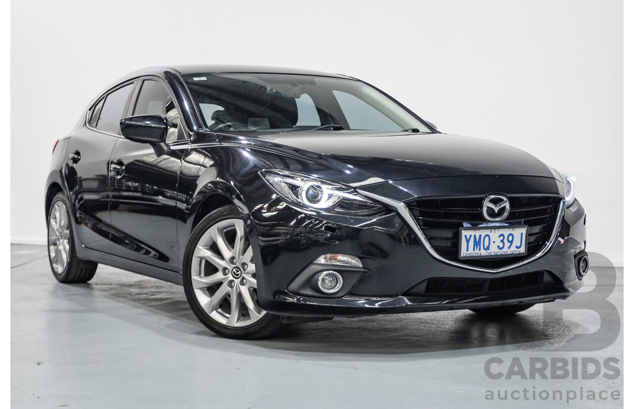 1/2014 Mazda Mazda3 SP25 GT BM 5d Hatchback Black 2.5L
