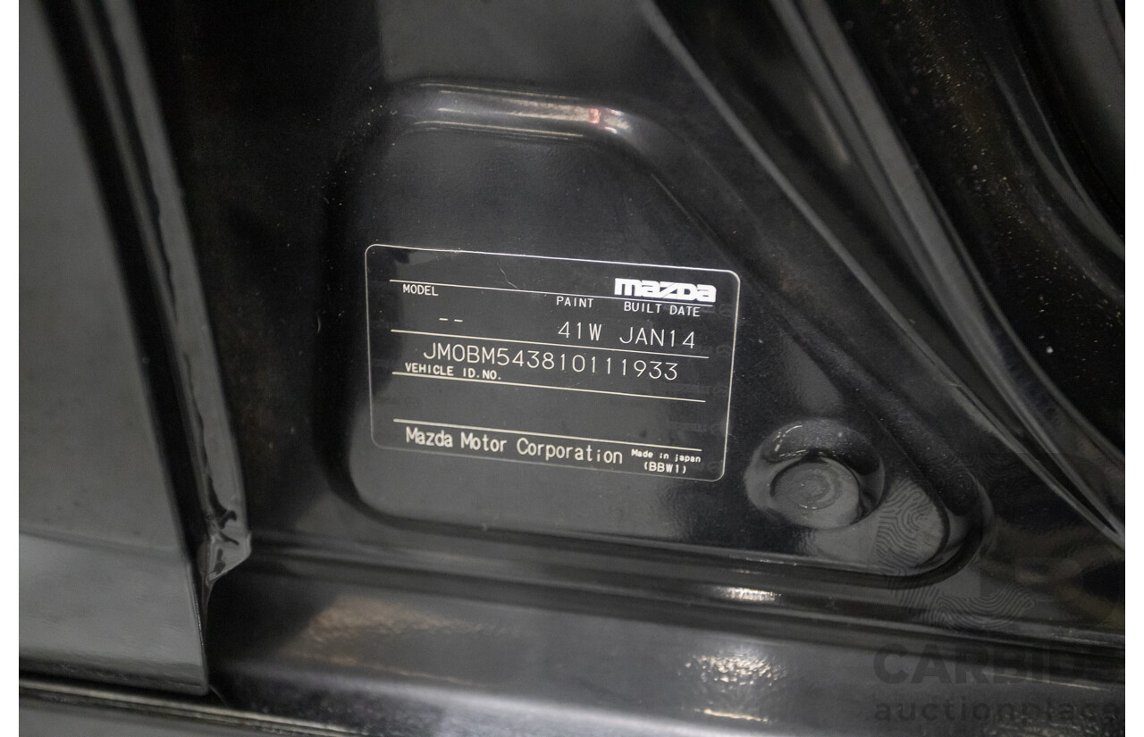 1/2014 Mazda Mazda3 SP25 GT BM 5d Hatchback Black 2.5L