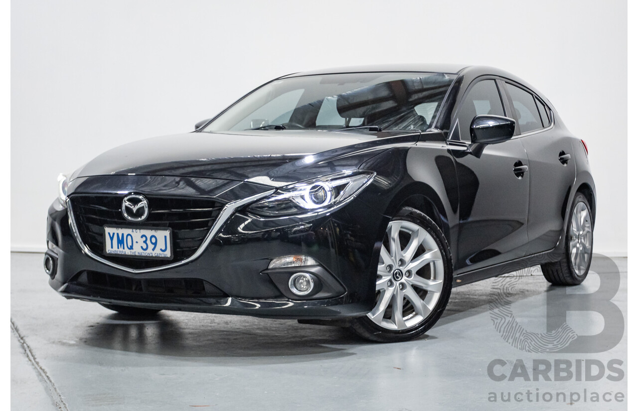 1/2014 Mazda Mazda3 SP25 GT BM 5d Hatchback Black 2.5L