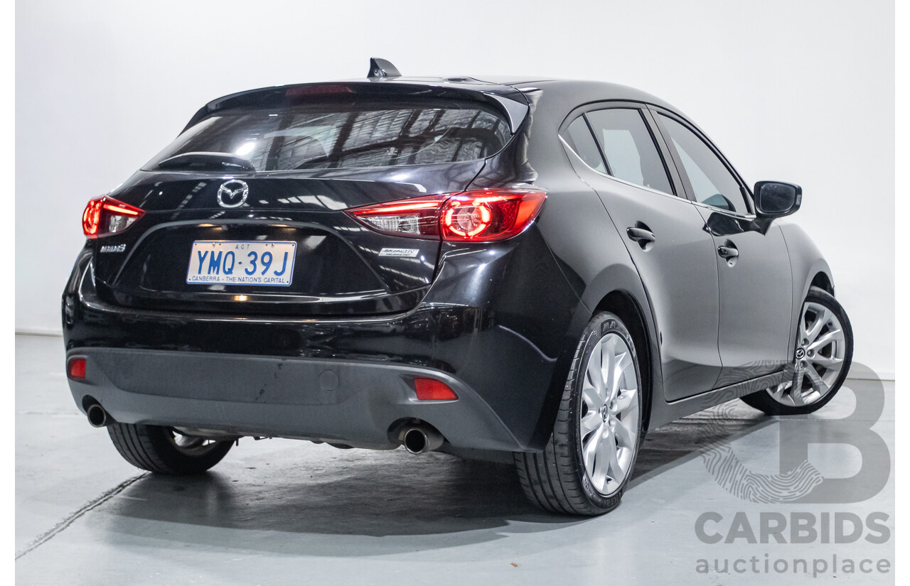 1/2014 Mazda Mazda3 SP25 GT BM 5d Hatchback Black 2.5L