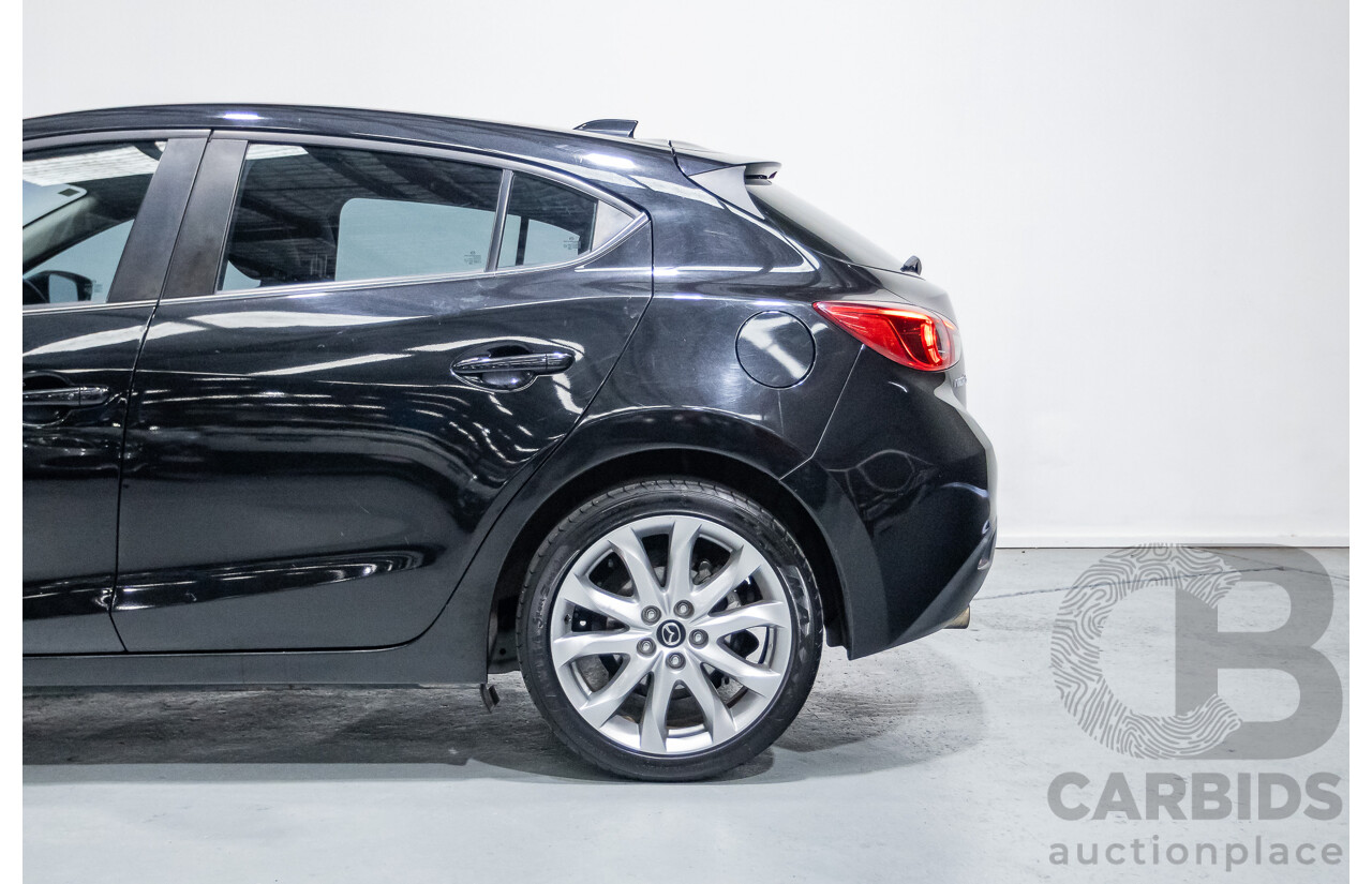 1/2014 Mazda Mazda3 SP25 GT BM 5d Hatchback Black 2.5L