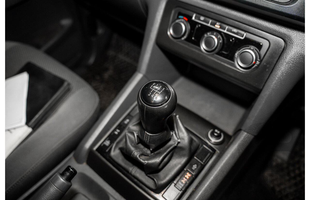 2/2012 Volkswagen Amarok TDI400 Trendline 4x4 2H MY12 Dual C/Chas Reflex Silver Metallic Diesel Turbo 2.0L