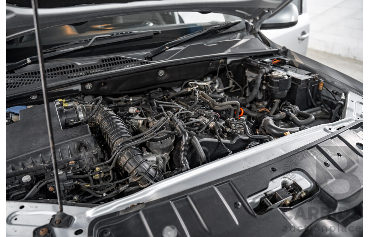 2/2012 Volkswagen Amarok TDI400 Trendline 4x4 2H MY12 Dual C/Chas Reflex Silver Metallic Diesel Turbo 2.0L
