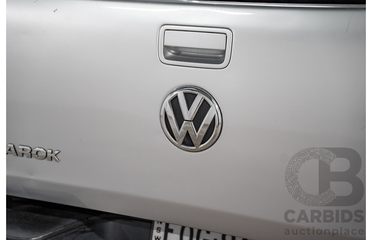 2/2012 Volkswagen Amarok TDI400 Trendline 4x4 2H MY12 Dual C/Chas Reflex Silver Metallic Diesel Turbo 2.0L