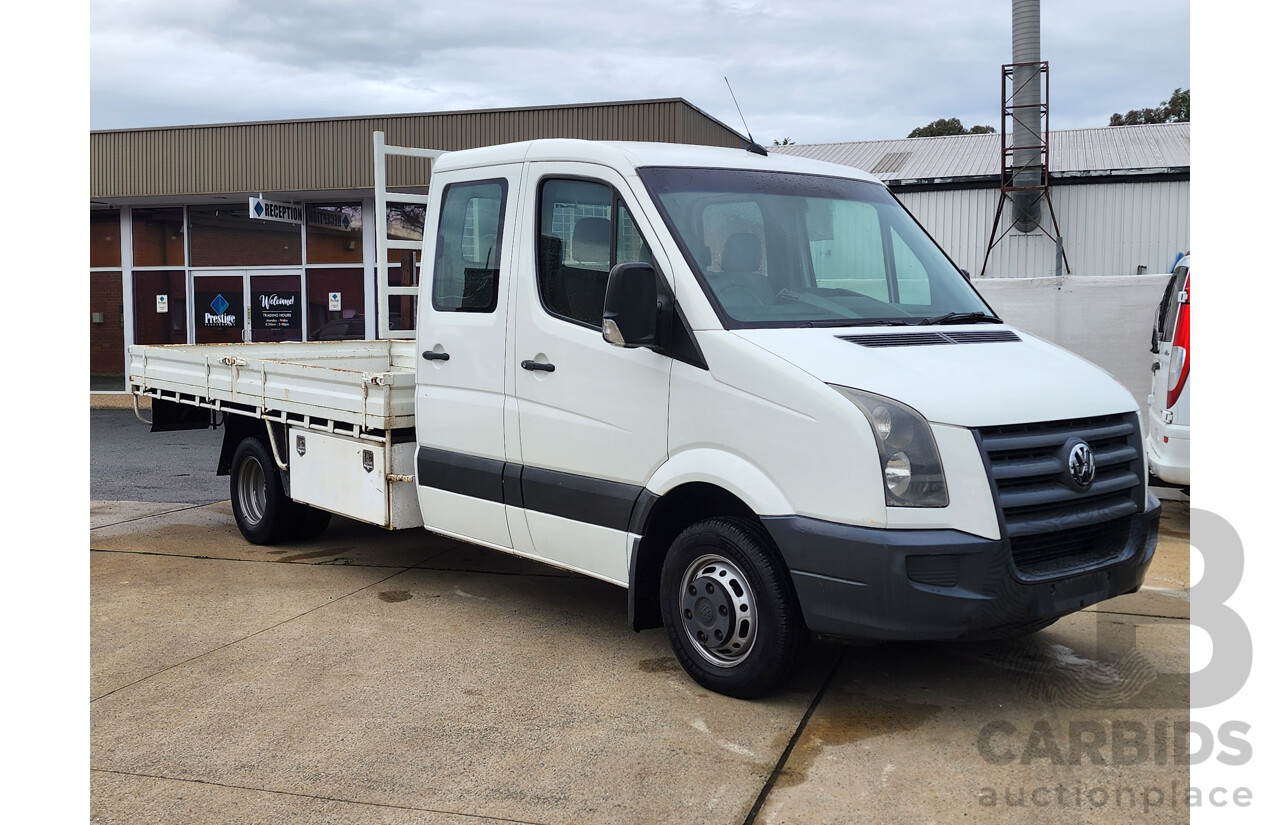 3/2007 Volkswagen Crafter MY07 Dropside Van White 2.5L