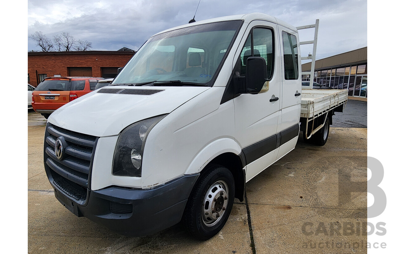 3/2007 Volkswagen Crafter MY07 Dropside Van White 2.5L