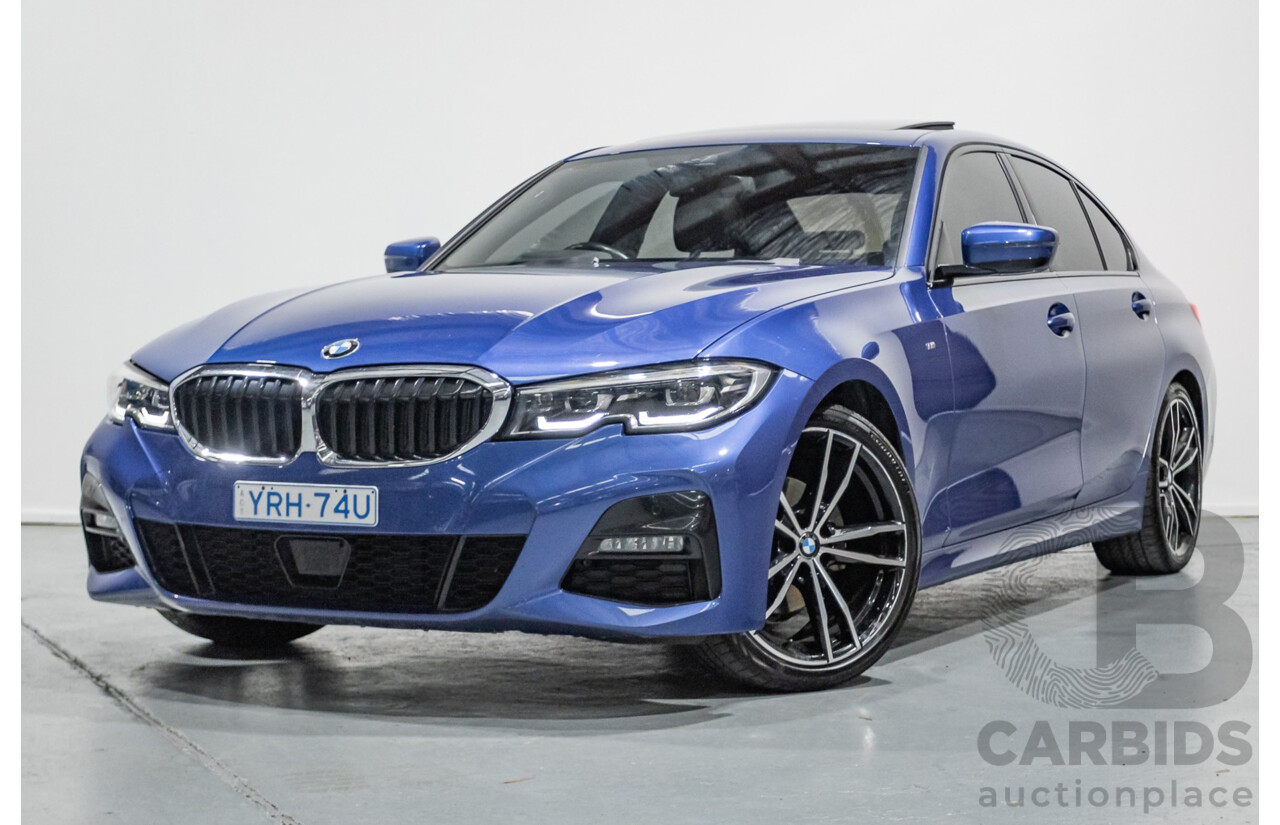 6/2019 BMW 320d M Sport G20 MY19 4d Sedan Portimao Blue Metallic Turbo Diesel 2.0L
