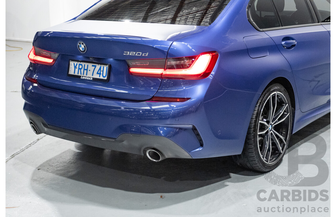 6/2019 BMW 320d M Sport G20 MY19 4d Sedan Portimao Blue Metallic Turbo Diesel 2.0L