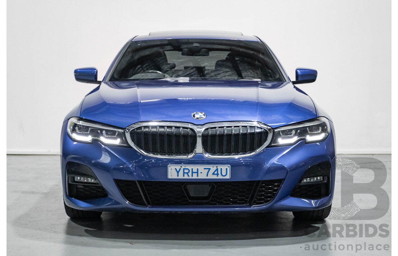 6/2019 BMW 320d M Sport G20 MY19 4d Sedan Portimao Blue Metallic Turbo Diesel 2.0L