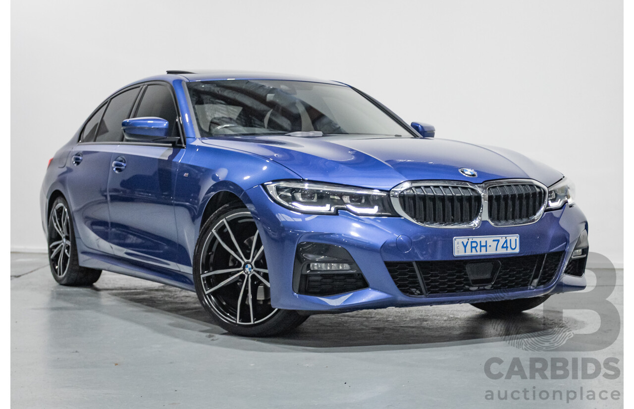 6/2019 BMW 320d M Sport G20 MY19 4d Sedan Portimao Blue Metallic Turbo Diesel 2.0L