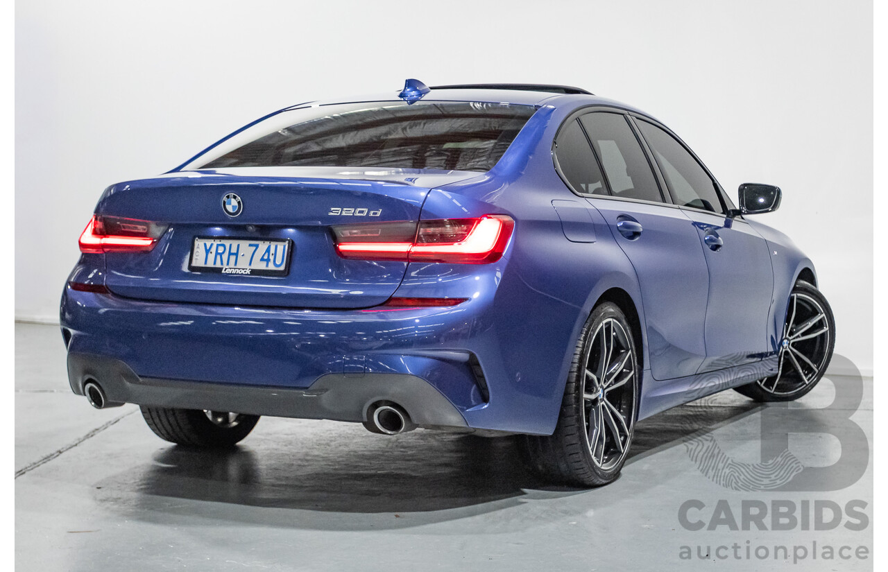 6/2019 BMW 320d M Sport G20 MY19 4d Sedan Portimao Blue Metallic Turbo Diesel 2.0L