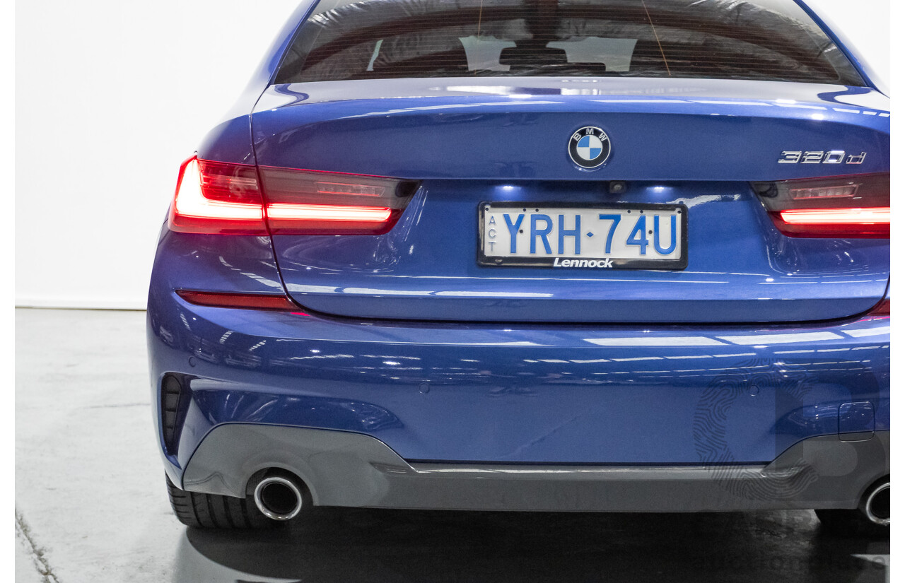 6/2019 BMW 320d M Sport G20 MY19 4d Sedan Portimao Blue Metallic Turbo Diesel 2.0L