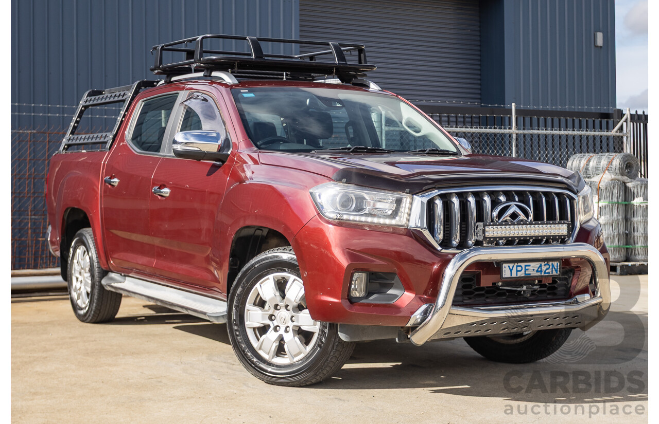 4/2021 LDV T60 Luxe Mega (4x4) SK8C Double Cab Utility Red Turbo Diesel 2.0L
