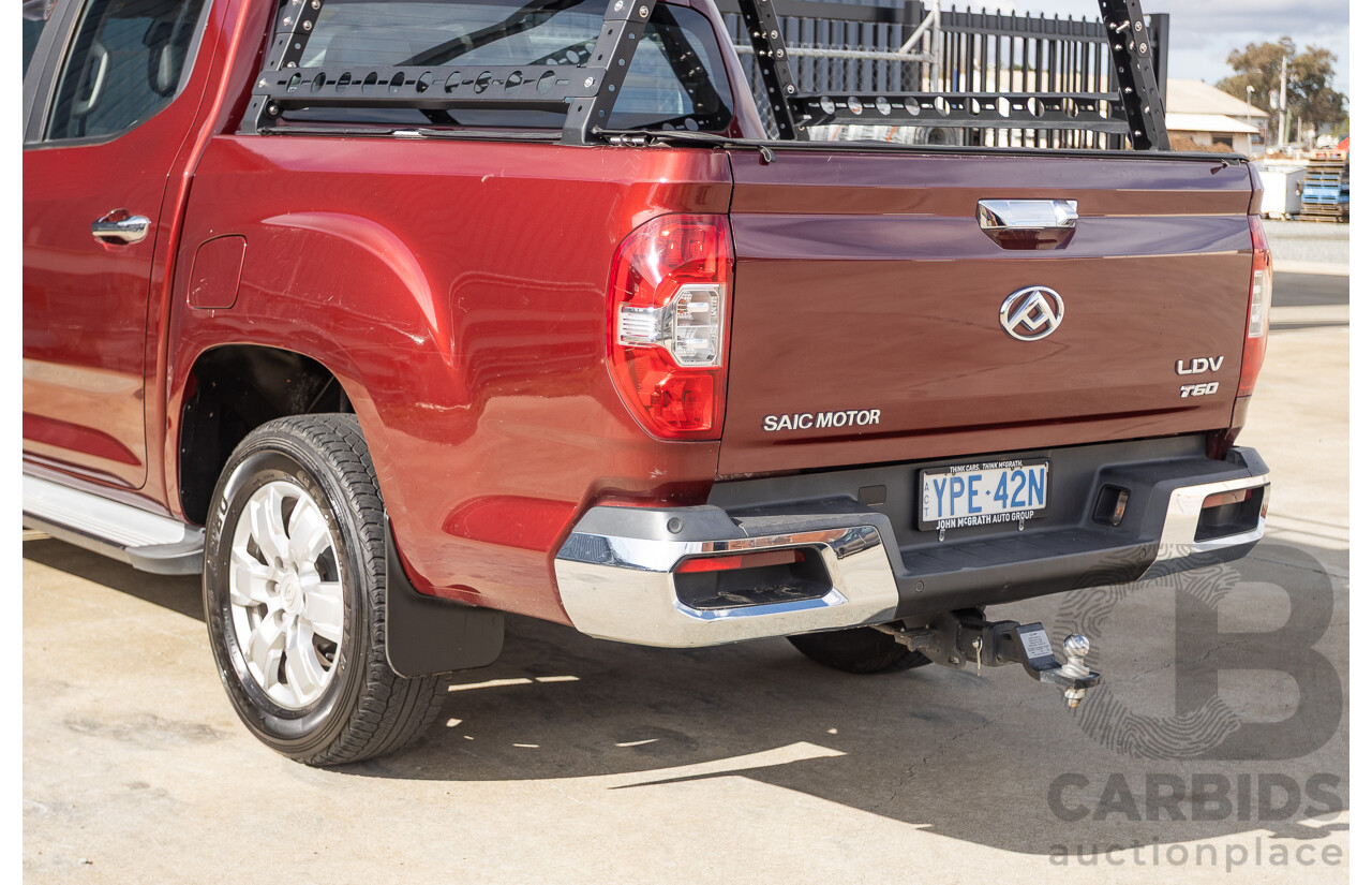 4/2021 LDV T60 Luxe Mega (4x4) SK8C Double Cab Utility Red Turbo Diesel 2.0L