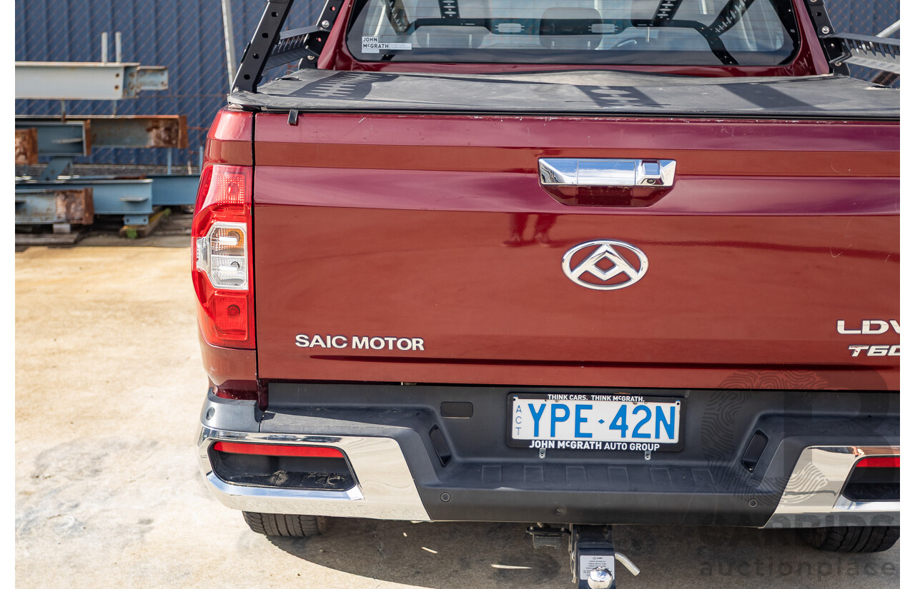 4/2021 LDV T60 Luxe Mega (4x4) SK8C Double Cab Utility Red Turbo Diesel 2.0L