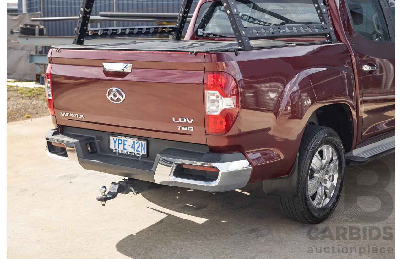 4/2021 LDV T60 Luxe Mega (4x4) SK8C Double Cab Utility Red Turbo Diesel 2.0L