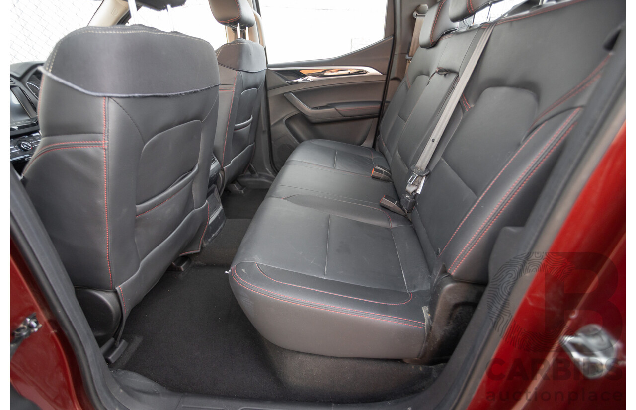 4/2021 LDV T60 Luxe Mega (4x4) SK8C Double Cab Utility Red Turbo Diesel 2.0L
