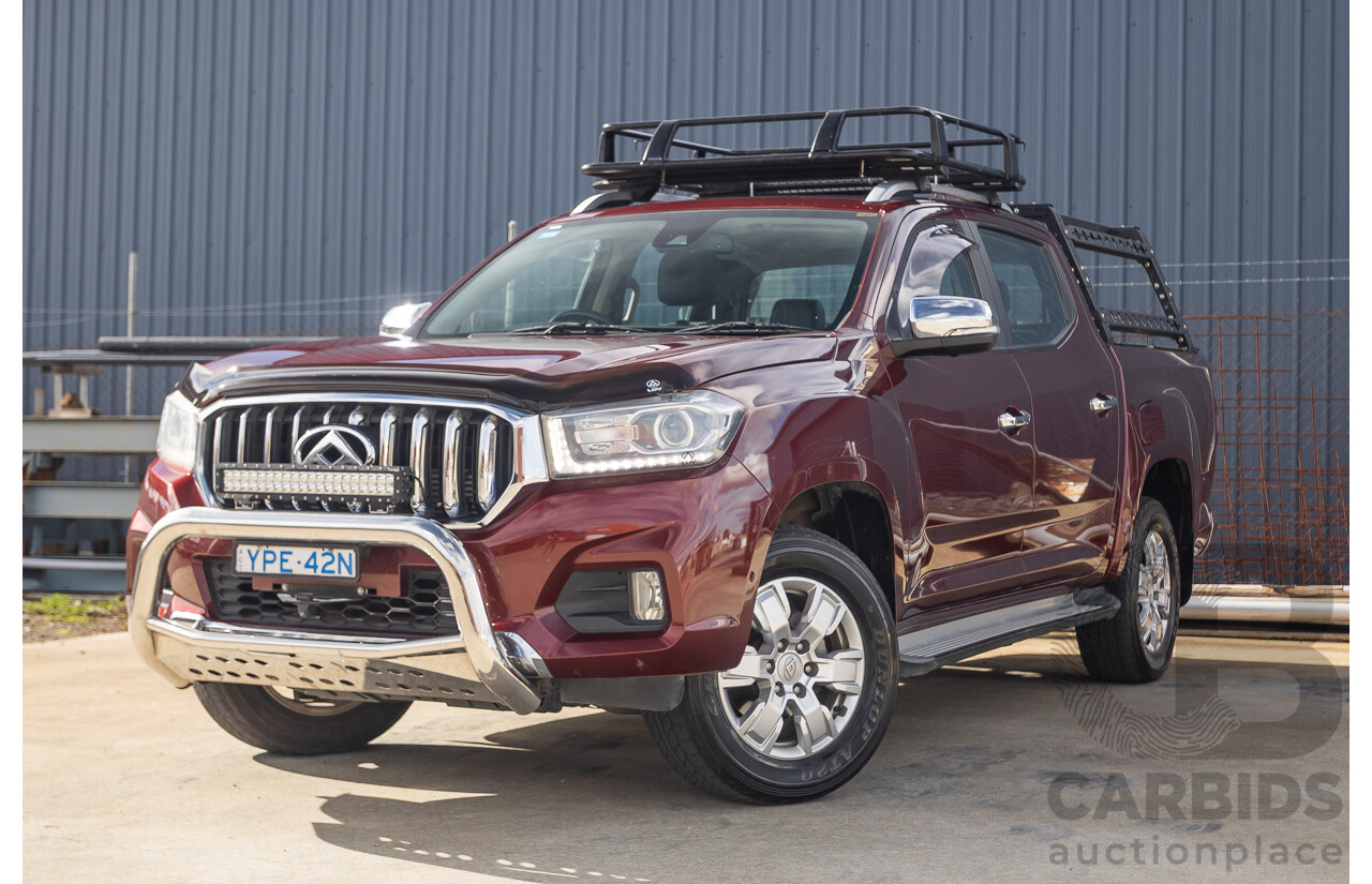 4/2021 LDV T60 Luxe Mega (4x4) SK8C Double Cab Utility Red Turbo Diesel 2.0L