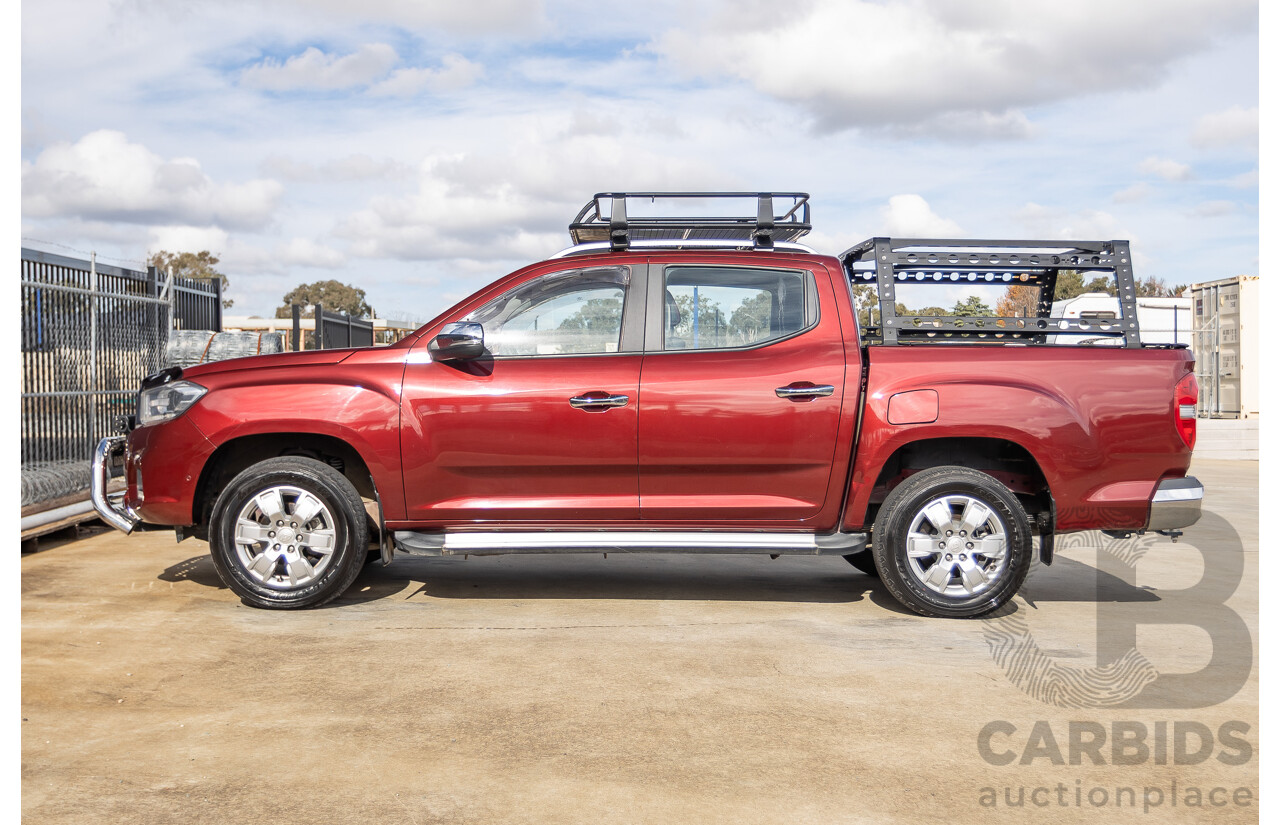 4/2021 LDV T60 Luxe Mega (4x4) SK8C Double Cab Utility Red Turbo Diesel 2.0L