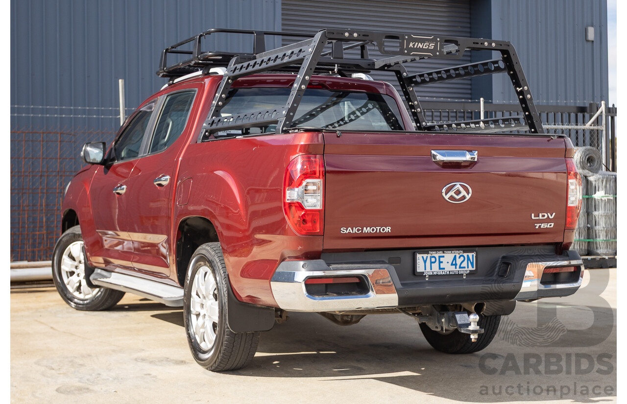 4/2021 LDV T60 Luxe Mega (4x4) SK8C Double Cab Utility Red Turbo Diesel 2.0L