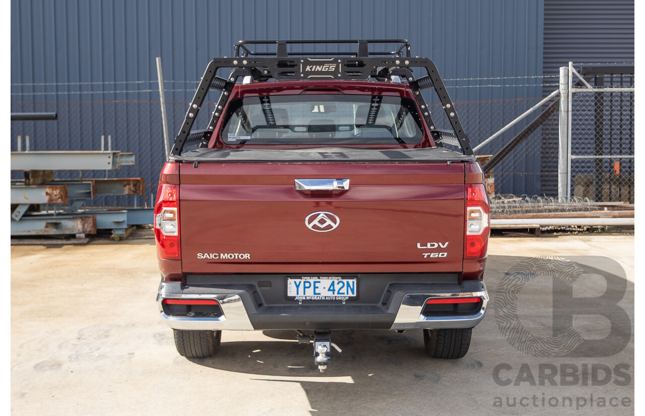 4/2021 LDV T60 Luxe Mega (4x4) SK8C Double Cab Utility Red Turbo Diesel 2.0L