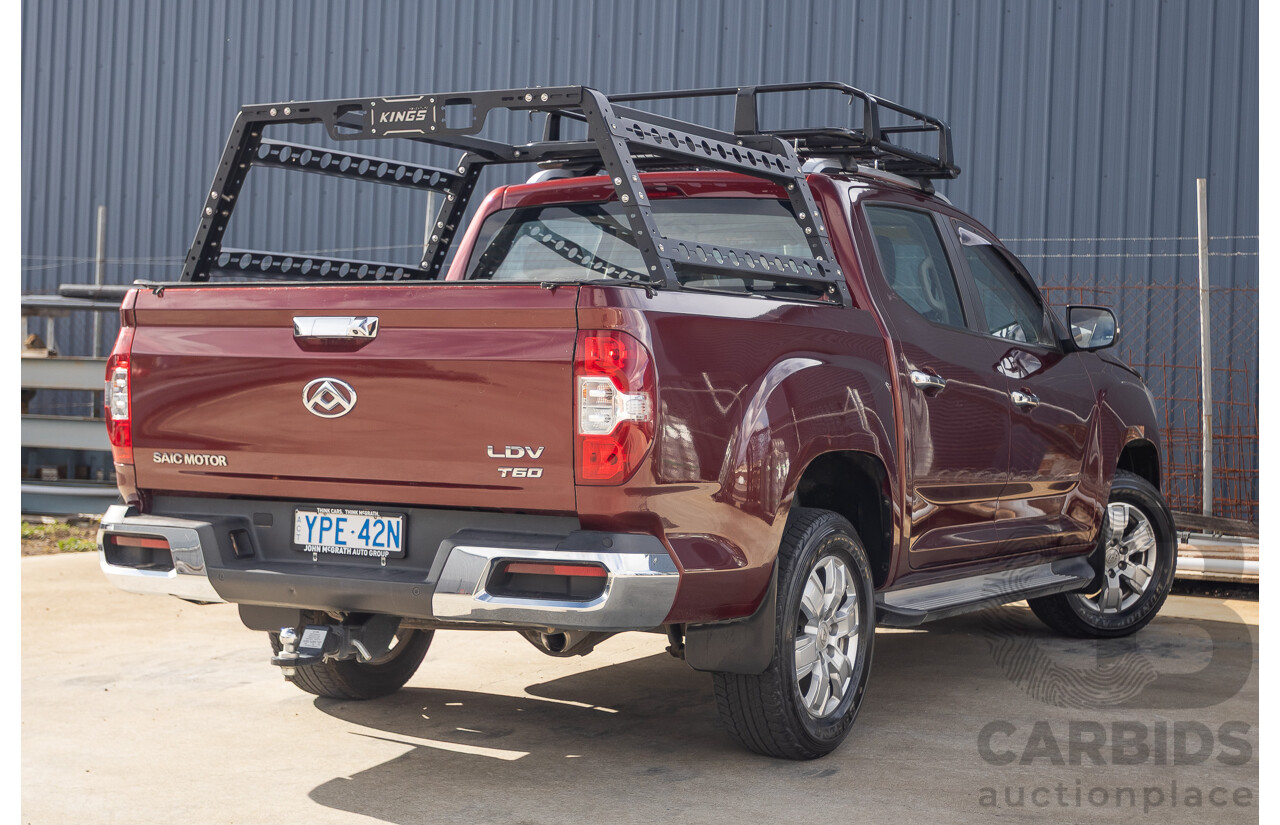 4/2021 LDV T60 Luxe Mega (4x4) SK8C Double Cab Utility Red Turbo Diesel 2.0L