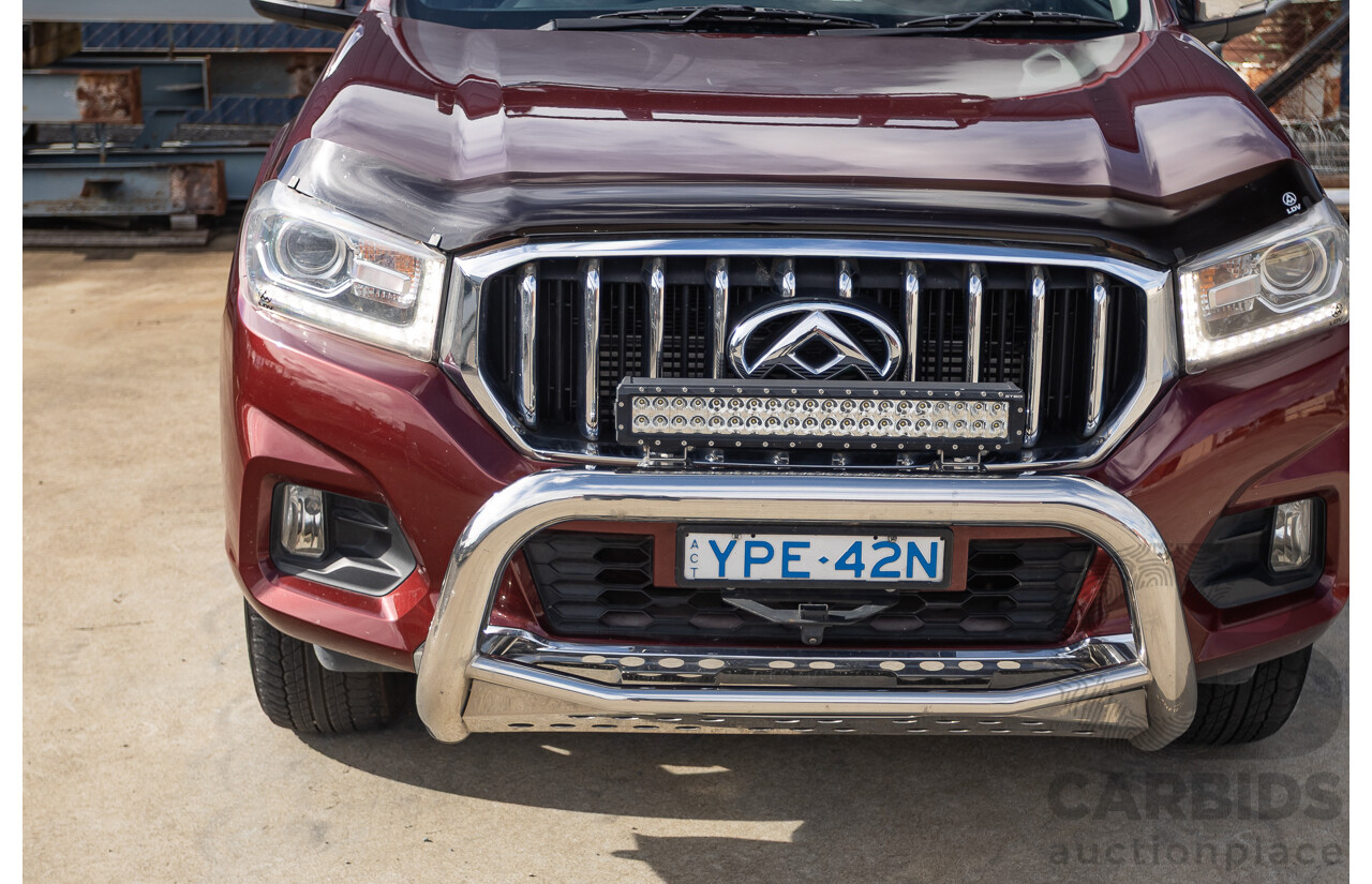 4/2021 LDV T60 Luxe Mega (4x4) SK8C Double Cab Utility Red Turbo Diesel 2.0L