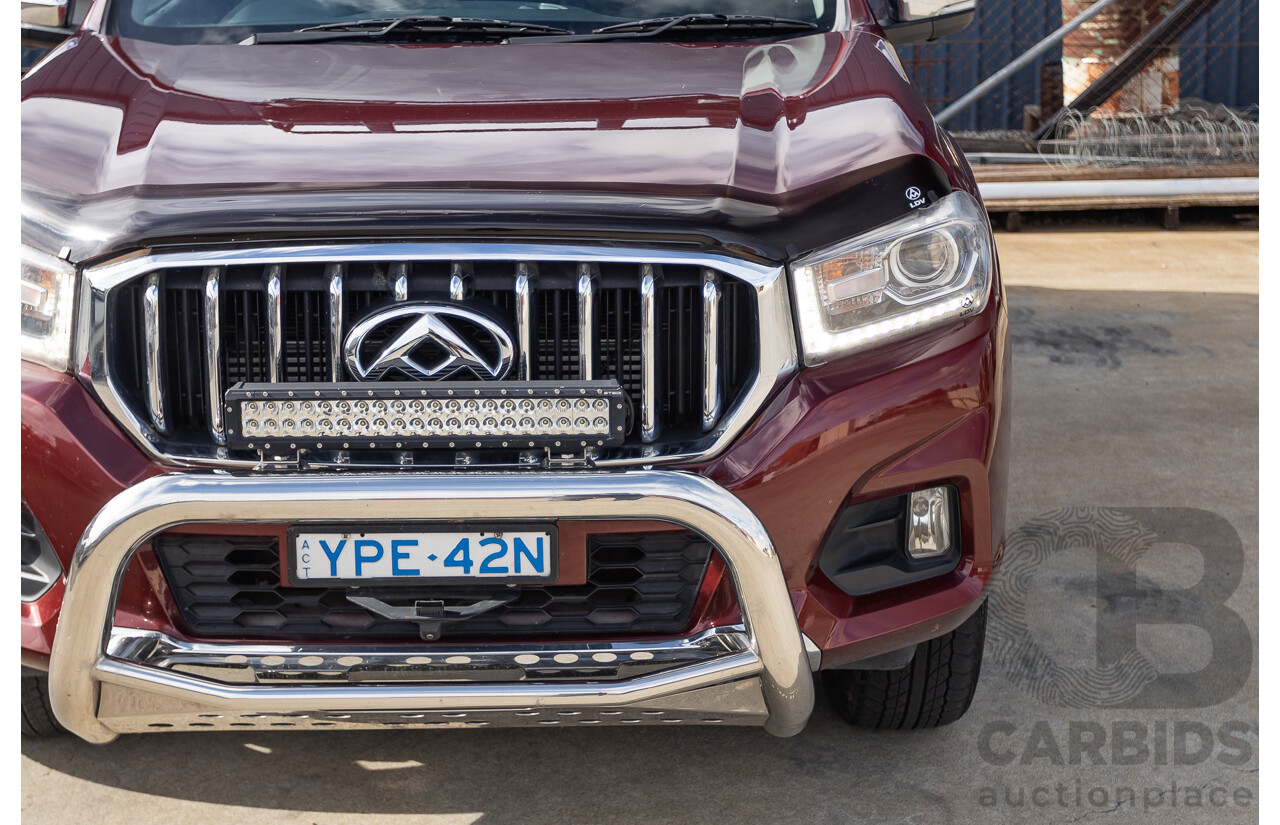 4/2021 LDV T60 Luxe Mega (4x4) SK8C Double Cab Utility Red Turbo Diesel 2.0L