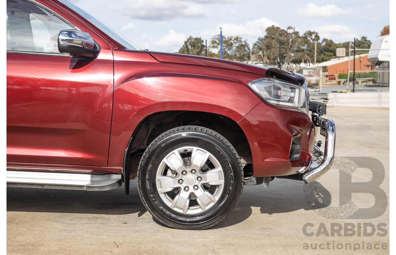 4/2021 LDV T60 Luxe Mega (4x4) SK8C Double Cab Utility Red Turbo Diesel 2.0L