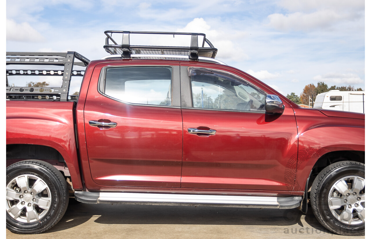 4/2021 LDV T60 Luxe Mega (4x4) SK8C Double Cab Utility Red Turbo Diesel 2.0L