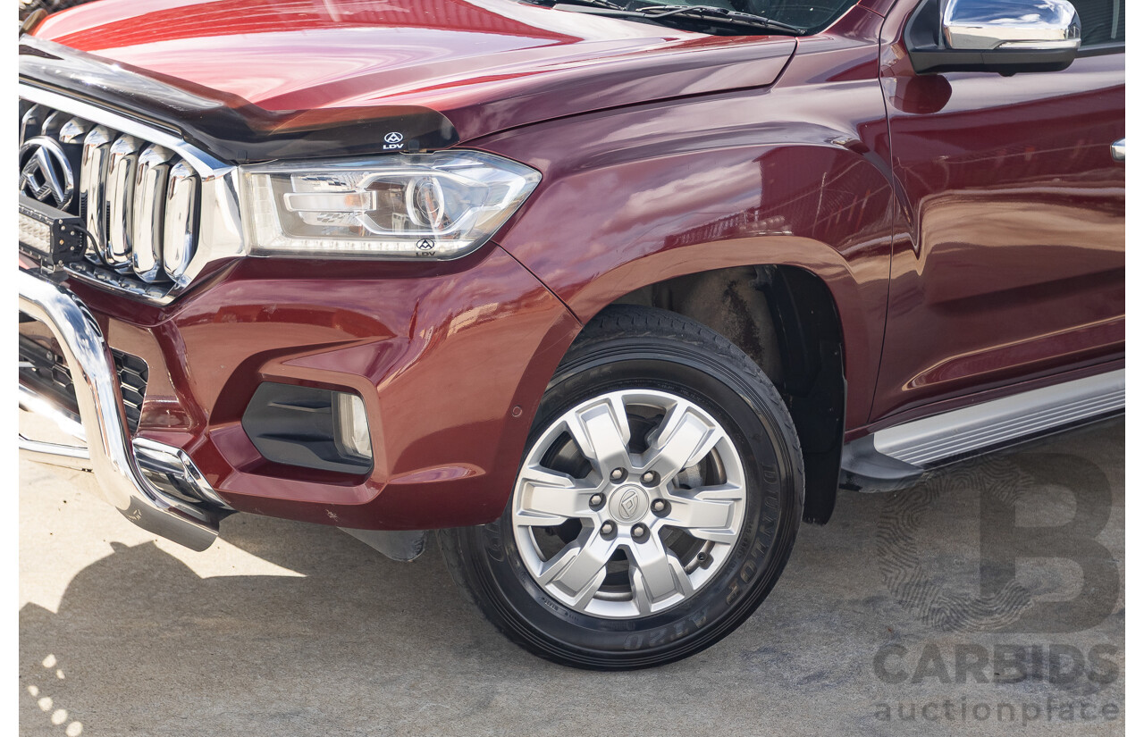 4/2021 LDV T60 Luxe Mega (4x4) SK8C Double Cab Utility Red Turbo Diesel 2.0L
