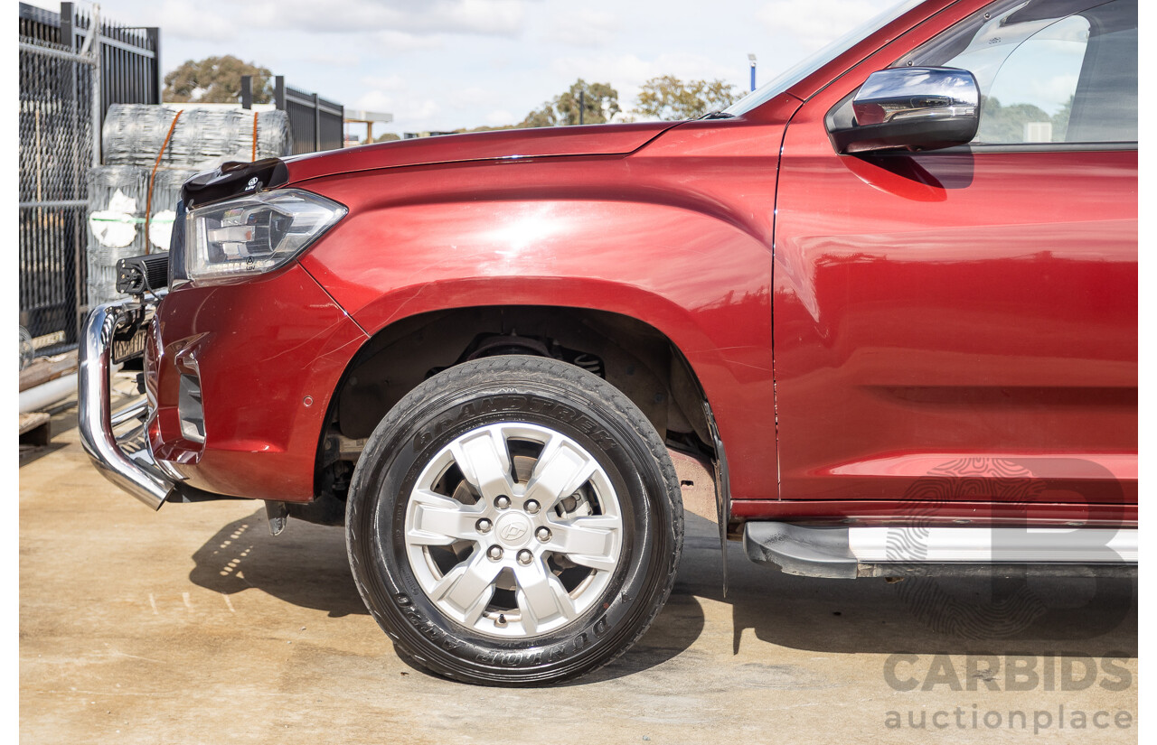 4/2021 LDV T60 Luxe Mega (4x4) SK8C Double Cab Utility Red Turbo Diesel 2.0L